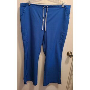 Urbane Performance Women's Modern Fit Drawstring Scrub Pants Royal Blue 9312 PXL